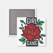 Girl Gang Magnet (Vorderseite/Rückseite)