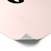 Girl Gang | Niedlich Pink Girl Power Moderner Femi Poster (Ecke)