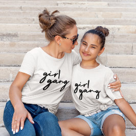 Girl Gang | Stilvoll Moderner feministischer Girl  T-Shirt