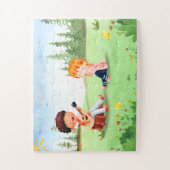 Girl Garden Pinacoteca Casa Serodine Puzzle (Vertikal)