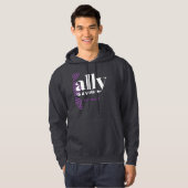 Girl Geek X: Ally ist ein Verb Men Hoodie (Vorne ganz)