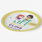 Girl Geek X Elevate + #IWD2020 9" Party Teller (Schrägansicht)