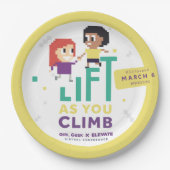 Girl Geek X Elevate + #IWD2020 9" Party Teller (Vorderseite)