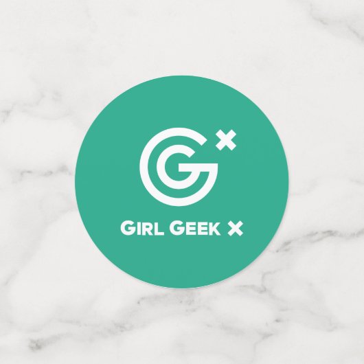 Girl Geek X Elevate + #IWD2020 Table Confetti Konfetti (Klein Vorderseite)