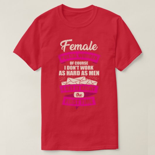 Girl-Geschenk für Postarbeiterin T-Shirt (Design vorne)