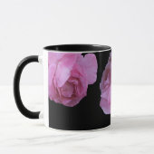 Girl Gesicht hübsch rosa rosa blütenblütige Mode Tasse (Links)