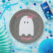 Girl Ghost Birthday Party Personalisierte Papierpl Pappteller (Party)