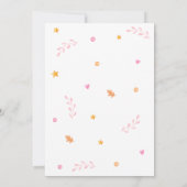 Girl Ghost Halloween Kinderdusche Einladung (Rückseite)