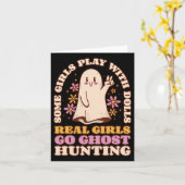 Girl Ghost Jagd Paranormal Investigator Ghost R Karte (Gelbe Blume)