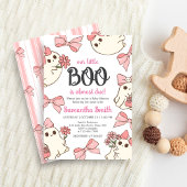 Girl Ghost Little Boo Halloween Kinderdusche Einladung