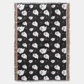 Girl Ghost Pattern Decke (Vorderseite Vertikal)