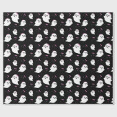Girl Ghost Pattern Geschenkpapier (Flach)