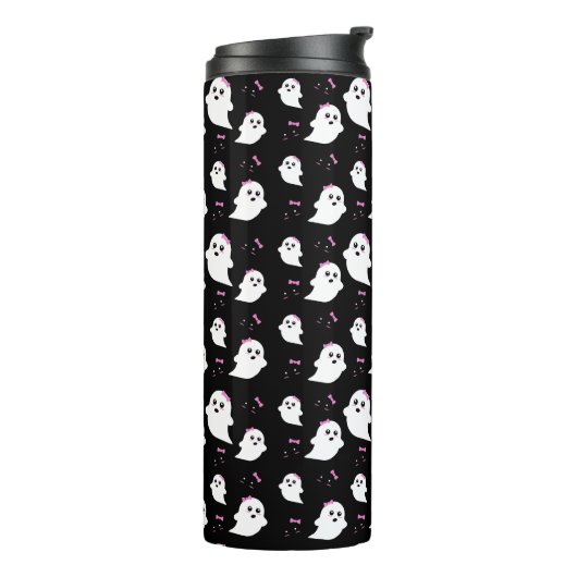 Girl Ghost Pattern Thermosbecher (Nach links gedreht)