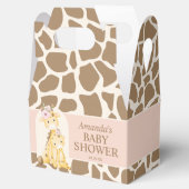 Girl Giraffe Baby Duschbox Geschenkschachtel (Geöffnet)