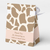 Girl Giraffe Baby Showbox Geschenkschachtel (Rückseite)