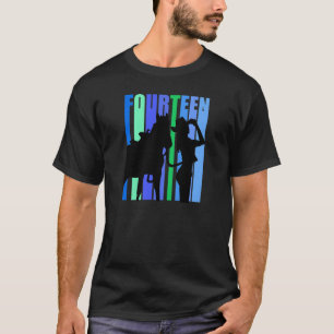 Girl Girl 14. Geburtstag Girls Rode T-Shirt