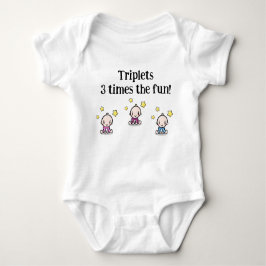 Girl Girl Boy Triplets, Triplet Babies Geschenkide Baby Strampler