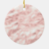 Girl Glam Gold Blush Pink Leopard Print Keramik Ornament (Hinten)
