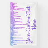 Girl Glitzer Birthday Party Foto Stand Fun Prop Banner (Vertikal)