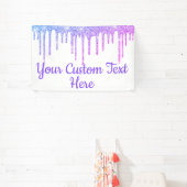 Girl Glitzer Birthday Party Foto Stand Fun Prop Banner (InSitu)