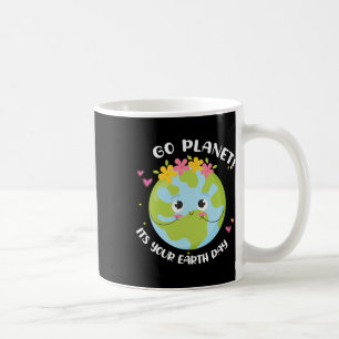 Girl Go Planet Ihr Shirt für Niedliche Kinder Kaffeetasse