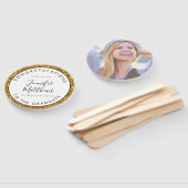 Girl Gold Glitzer Abschluss School Foto Fächer (Non-assembled)