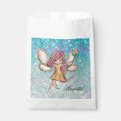 Girl Gold Lila Blue Glitzer Sparkone Fairy Dust Geschenktütchen (Vorderseite)