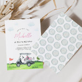 Girl Golf Birthday Einladung