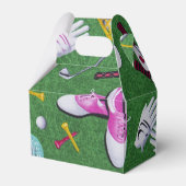 Girl Golf Pattern Fevor Box Geschenkschachtel (Vorderseite)