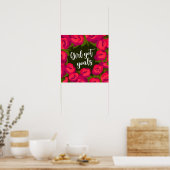 Girl got Goals Poster (Küche)
