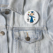 Girl Graduate Button (Beispiel)