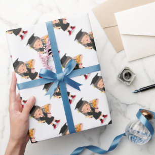 Girl Graduate Geschenkpapier