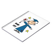 Girl Graduate Notizblock (Linke Seite)