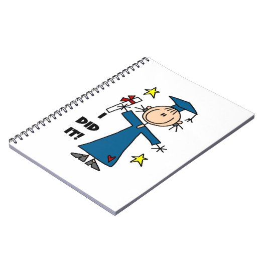 Girl Graduate Notizblock (Linke Seite)