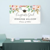 Girl-Graduate-Party für Wasserfarben Banner (Messeveranstaltung)