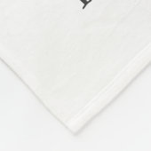 Girl Growth Tracker - Boho Wasserfarbe mit Rose Fleecedecke (Ecke)