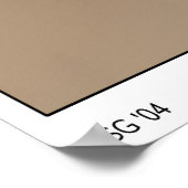 Girl+Guitar Poster (Ecke)