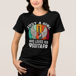 Girl Guitarist Gitarrist Lover Gift T - SHIRT