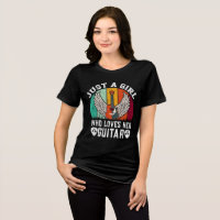 Girl Guitarist Gitarrist Lover Gift T - SHIRT