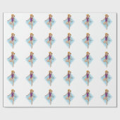 Girl Gymnast Geschenkpapier (Flach)