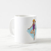 Girl Gymnast Kaffeetasse (Vorderseite Links)