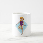 Girl Gymnast Kaffeetasse (Mittel)