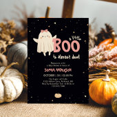 Girl Halloween Little Boo ist ein Baby Dusche Einladung