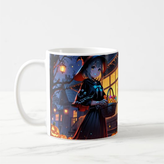 Girl Halloween Tasse - Anime Spooky Cup (Links)