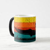 Girl Hammock Reading - Sonnenuntergang Verwandlungstasse (Vorderseite Links)