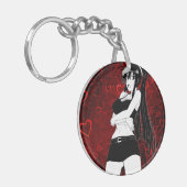 Girl Hearts Keychain Schlüsselanhänger (Vorderseite links)