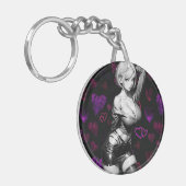 Girl Hearts Schlüsselanhänger (Vorderseite links)