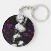 Girl Hearts Schlüsselanhänger (Rückseite)