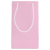 Girl hellrosa minimalistisch schlicht elegant kleine geschenktüte (Vorderseite)