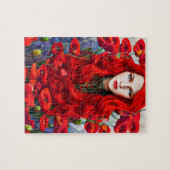 Girl Hive in Poppy Blume Fantasy Art Puzzle (Horizontal)